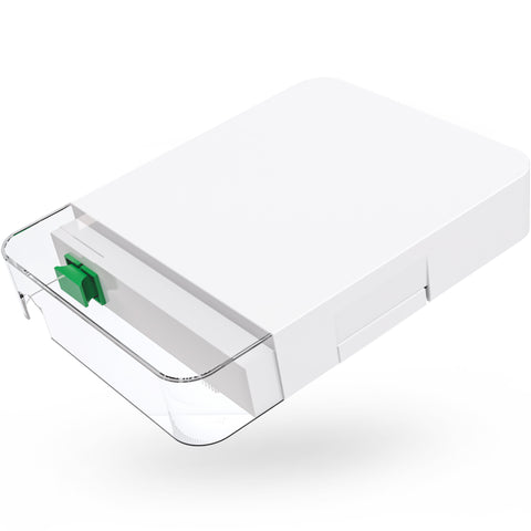 FTTH Box Loaded: SC/APC Coupler and SC/APC G657A2 Simplex Cable / TAA Compliant
