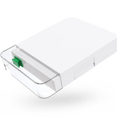 FTTH Box Loaded: SC/APC Coupler and SC/APC G657A2 Simplex Cable / TAA Compliant