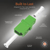 Fiber Optic Coupler LC Simplex APC Single Mode (5 Pack) / TAA Compliant