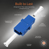 Fiber Optic Coupler LC Simplex UPC Single Mode (5 Pack) / TAA Compliant