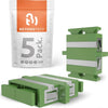 Fiber Optic Coupler SC Duplex APC Single Mode (5 Pack) / TAA Compliant