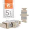 Fiber Optic Coupler SC Simplex UPC Multimode (5 Pack) / TAA Compliant
