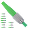 Fiber Optics Connector FC/APC Simplex Single Mode (10 Pack) / TAA Compliant