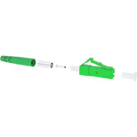Fiber Optics Connector LC/APC Simplex Single Mode (10 Pack) / TAA Compliant
