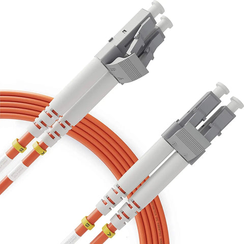 LC to LC OM2 Multimode Duplex LSZH UPC Fiber Patch Cable / TAA Compliant