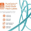 LC to LC OM3 10G Multimode Duplex LSZH UPC Fiber Patch Cable / TAA Compliant