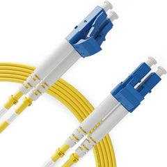 LC to LC OS1 Single Mode Duplex LSZH UPC Fiber Patch Cable / TAA Compliant 200m (656.2ft)