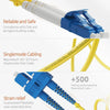 LC to SC Fiber Patch Cable OS1 Single Mode Duplex LSZH UPC / TAA Compliant