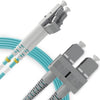 LC to SC OM4 40G Multimode Duplex LSZH UPC Fiber Patch Cable / TAA Compliant 200m (656.2ft)