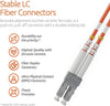 LC to ST OM1 Multimode Duplex LSZH UPC Fiber Patch Cable / TAA Compliant