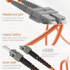 SC to ST OM1 Multimode Duplex UPC Fiber Patch Cable / TAA Compliant