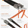ST to ST OM1 Multimode Duplex LSZH UPC Fiber Patch Cable / TAA Compliant