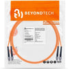 ST to ST OM1 Multimode Duplex LSZH UPC Fiber Patch Cable - Beyondtech Beyondtech