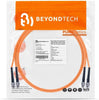 ST to ST OM1 Multimode Duplex LSZH UPC Fiber Patch Cable / TAA Compliant