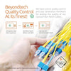 ST to ST OS1 Single Mode Duplex LSZH UPC Fiber Patch Cable - Beyondtech Beyondtech