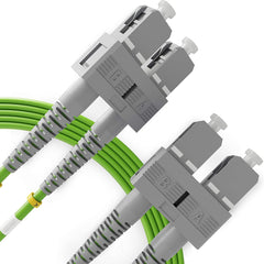 SC to SC OM5 100G Multimode Duplex Fiber Patch Cable / TAA Compliant