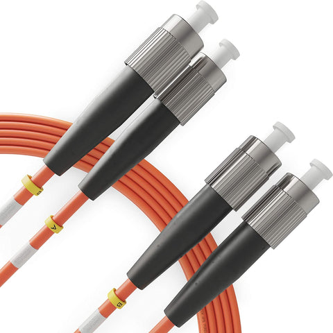 FC to FC OM1 Multimode Duplex LSZH UPC Fiber Patch Cable / TAA Compliant