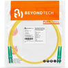 LC to LC OS1 Single Mode Duplex LSZH APC Fiber Patch Cable - Beyondtech Beyondtech