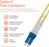 LC to LC OS2 Single Mode Duplex UPC LSZH Fiber Patch Cable / TAA Compliant