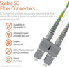 LC to SC OM5 100G Multimode Duplex Fiber Patch Cable - Beyondtech Beyondtech