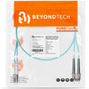LC to ST OM4 40G Multimode Duplex Fiber Patch Cable / TAA Compliant