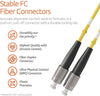 SC to FC OS2 Single Mode Duplex UPC LSZH Fiber Patch Cable / TAA Compliant