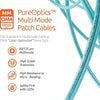 SC to SC OM4 40G Multimode Duplex Fiber Patch Cable / TAA Compliant