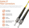 SC to ST OS2 Single Mode Duplex UPC LSZH Fiber Patch Cable - Beyondtech Beyondtech