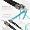 ST to ST OM3 10G Multimode Duplex LSZH UPC Fiber Patch Cable - Beyondtech Beyondtech
