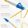 LC to LC OS2 Single Mode Simplex UPC LSZH Fiber Patch Cable / TAA Compliant