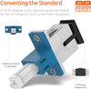 LC to SC Simplex Fiber Optic Coupler Hybrid UPC Single Mode Adapter