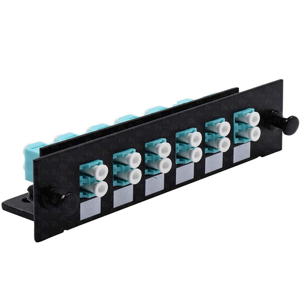 Panel De Brassage Gigamedia OM2/OM3 - 24 Ports LC Duplex - 1U - Préchargé