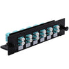 LC Fiber Adapter for Fiber Patch Panel (LGX Footprint) Loaded w/6 LC Duplex OM3/OM4 Multimode
