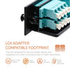 LC Fiber Adapter Panel (LGX Footprint) Loaded w/6 LC Quad OM3/OM4 Multimode