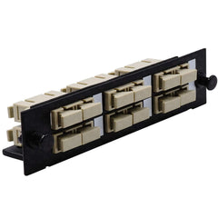 SC Fiber Adapter Panel (LGX Footprint) Loaded w/6 SC Duplex OM1/OM2 Multimode - Beyondtech