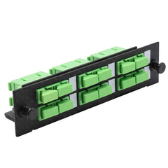 SC Fiber Adapter Panel (LGX Footprint) Loaded w/6 SC Duplex OS1/OS2 Singlemode - Beyondtech