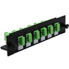 SC Fiber Adapter Panel (LGX Footprint) Loaded w/6 SC Simplex OS1/OS2 Singlemode - Beyondtech Single