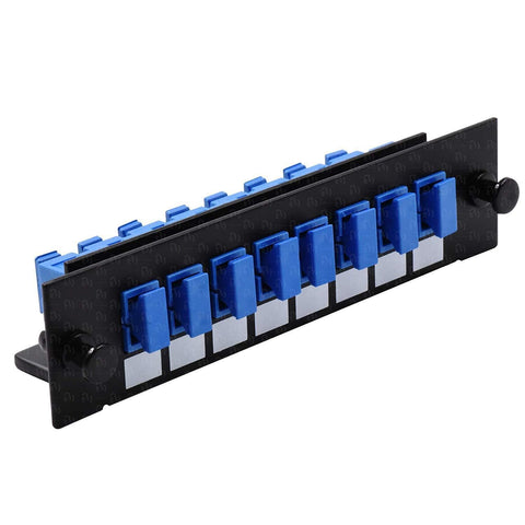 SC Fiber Adapter Panel LGX (LGX Footprint) Loaded w/8 SC Simplex OS1/OS2 Singlemode - Beyondtech
