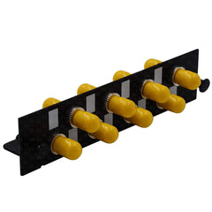 ST Fiber Adapter Panel (LGX Footprint) Loaded w/8 ST Simplex OS1/OS2 Singlemode