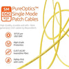 SC to SC OS2 Single Mode Simplex APC LSZH Fiber Patch Cable - Beyondtech Beyondtech