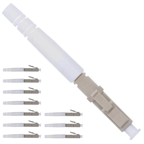Fiber Optic Connector LC Simplex PC Multimode (10 Pack)