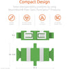 Fiber Optic Coupler SC Simplex APC Single Mode (5 Pack) - Beyondtech Beyondtech