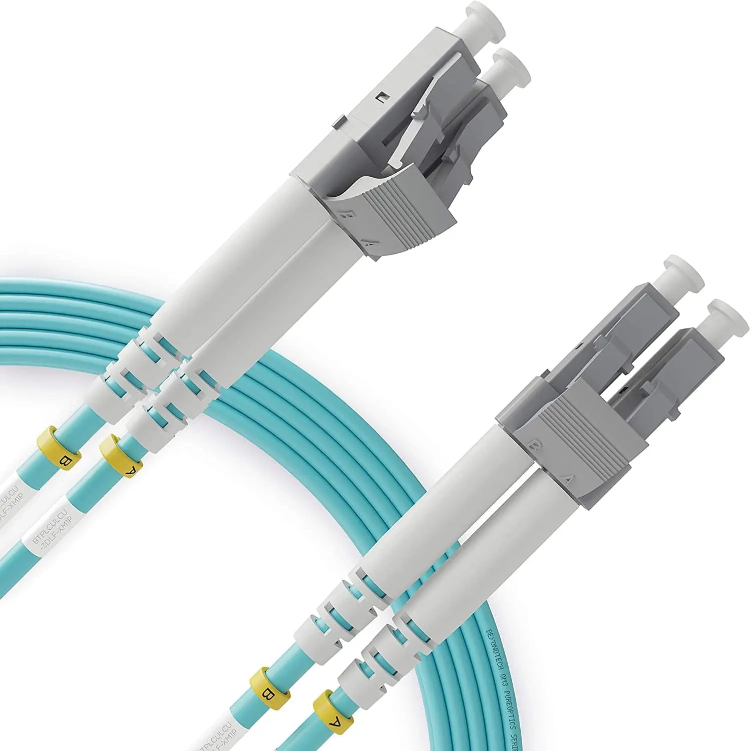 LC to LC OM3 Duplex Fiber Optics Patch Cable - Beyondtech