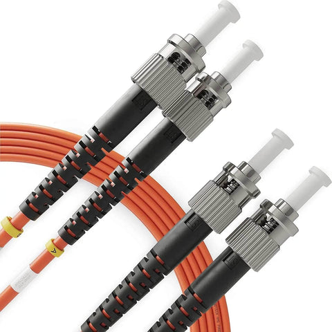 ST to ST OM1 Multimode Duplex LSZH UPC Fiber Patch Cable - Beyondtech Beyondtech