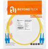 SC to SC OS2 Single Mode Duplex UPC LSZH Fiber Patch Cable - Beyondtech Beyondtech