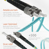 ST to ST OM4 40G Multimode Duplex LSZH UPC Fiber Patch Cable - Beyondtech Beyondtech