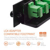 SC Fiber Adapter Panel (LGX Footprint) Loaded w/6 SC Simplex OS1/OS2 Singlemode - Beyondtech Single Beyondtech